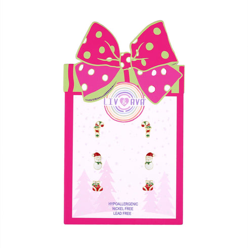 set-of-3-holiday-earrings Andy & Evan at Sophia's Style--2